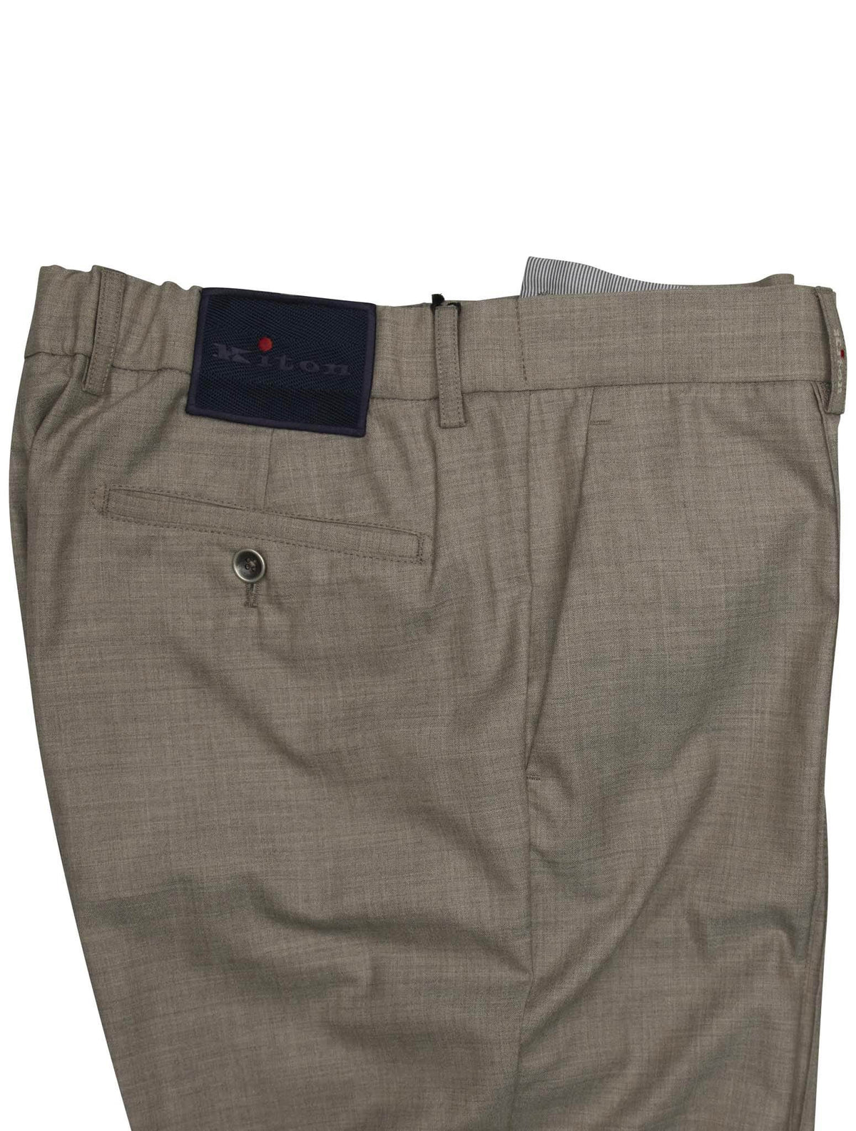 Kiton Beige Cashmere Pants