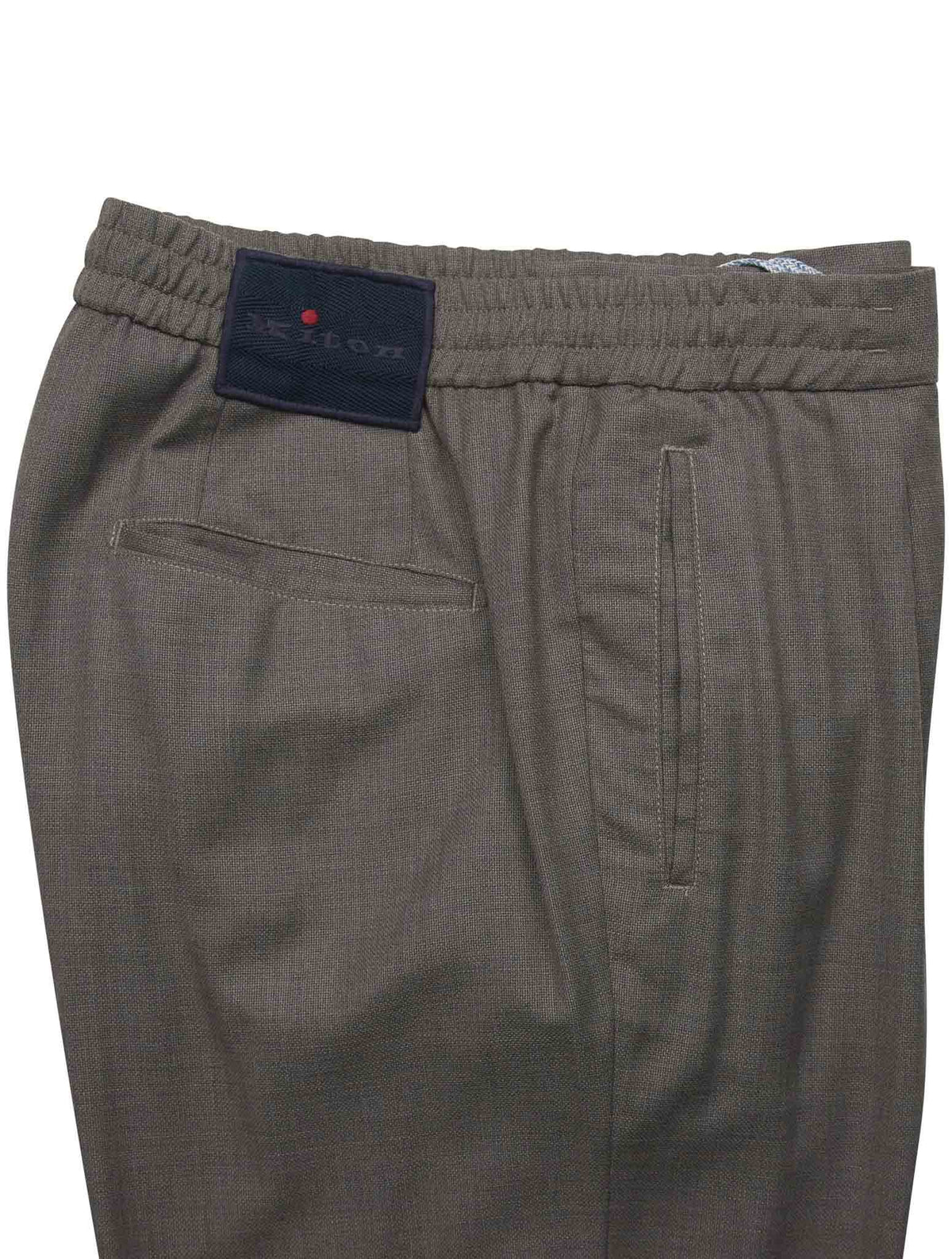 Kiton Kiton Brown Virgin Wool Pants Brown