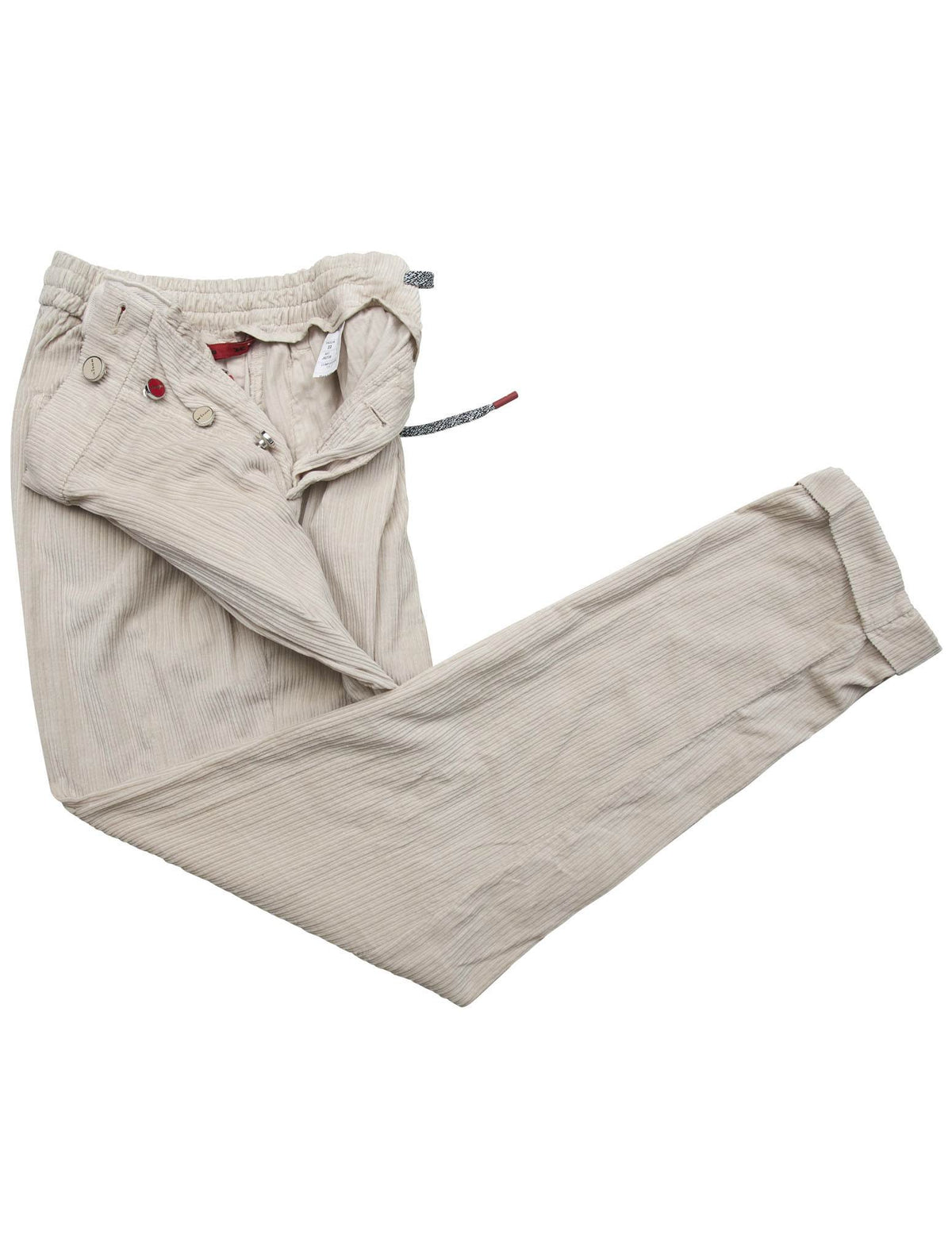 Kiton Kiton Beige Cotton Pants Beige 001