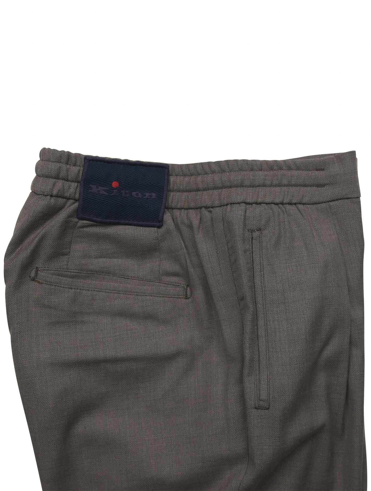 Kiton Gray Wool Pants