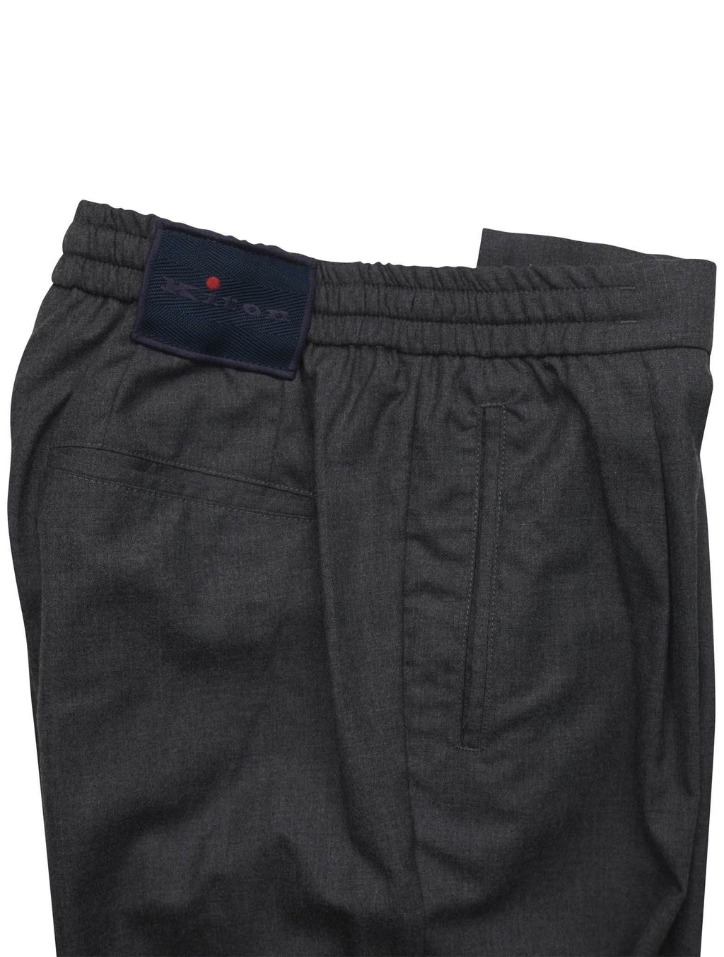 Kiton Gray Cashmere Pants