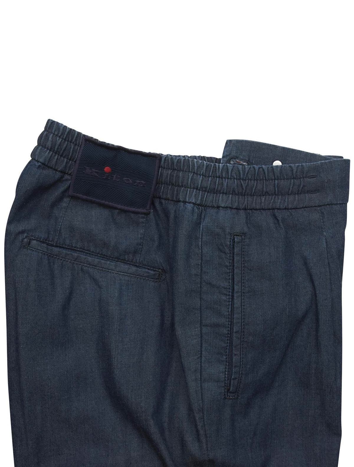 Kiton Blue Cotton Jeans