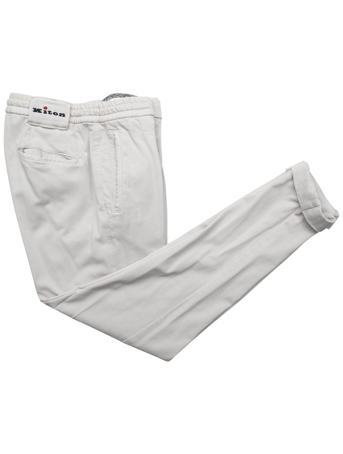 Kiton Kiton Beige Lyocell Ea Pants Beige 000