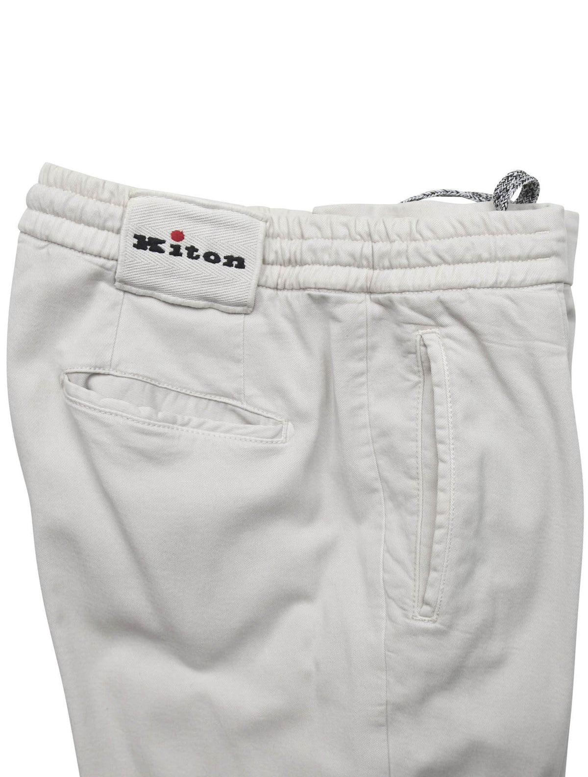 Kiton Beige Lyocell Ea Pants
