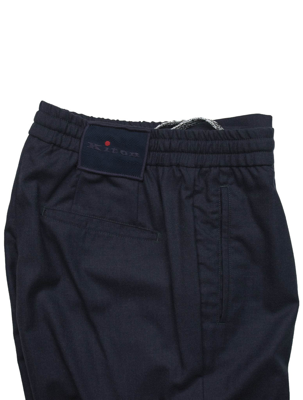 Kiton Blue Cashmere Pants