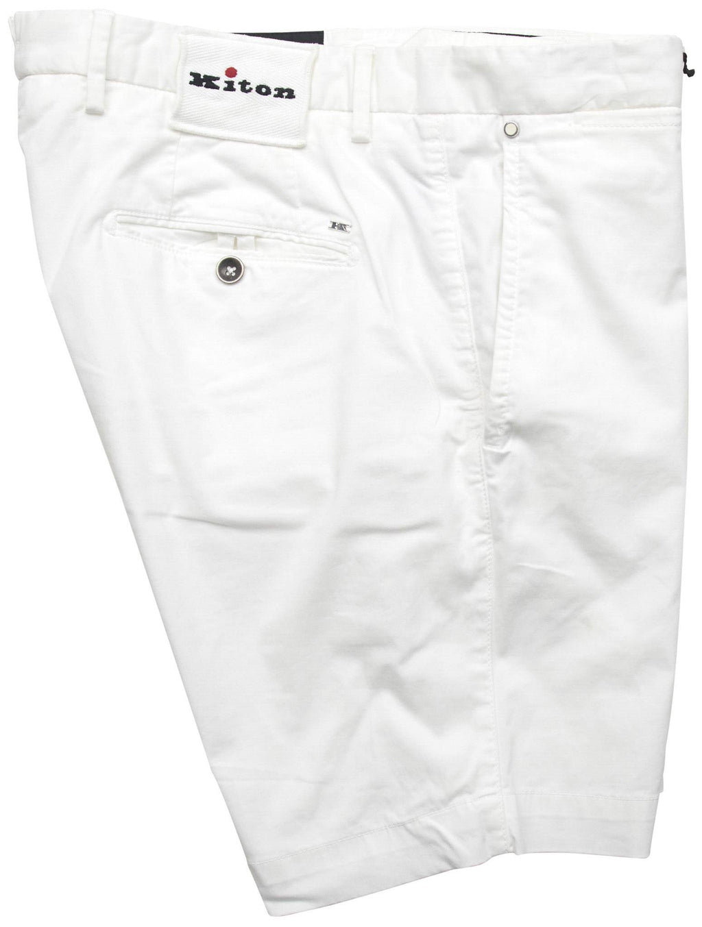 Kiton Kiton White Cotton Ea Short Pants White 000