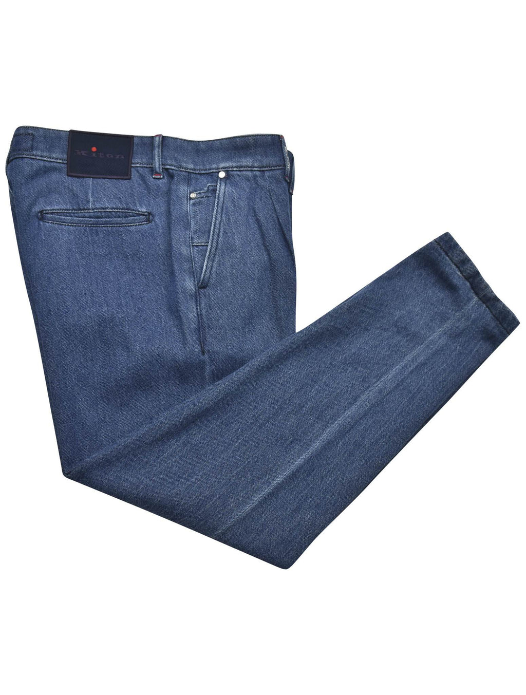 Kiton Blue Cotton Pants
