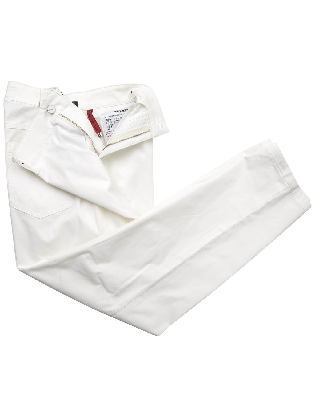 Kiton Kiton White Cotton Ea Jeans White 001