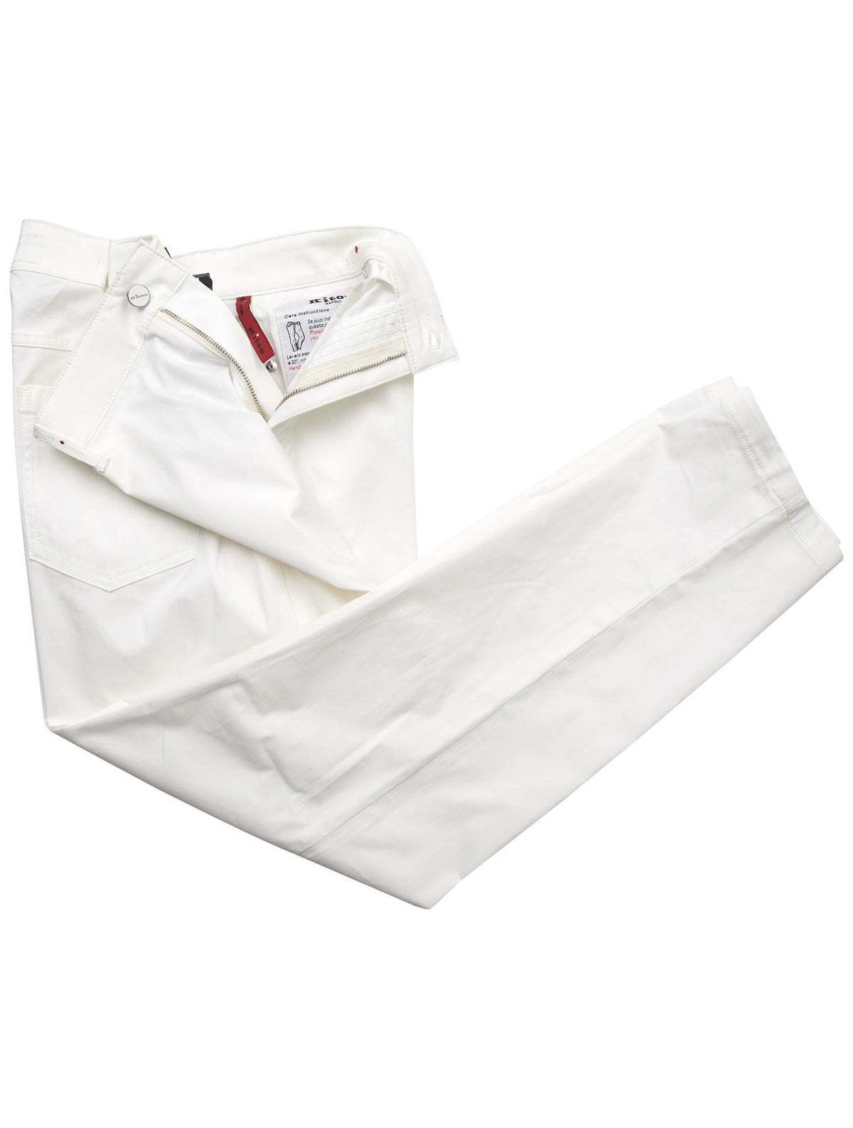 Kiton Kiton White Cotton Ea Jeans White 001