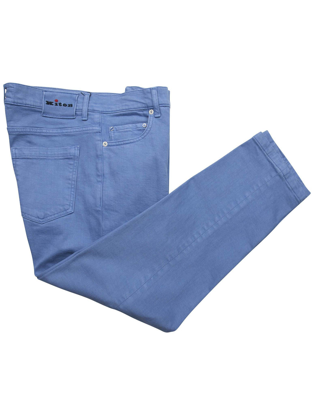 Kiton Blue Cotton Ea Jeans
