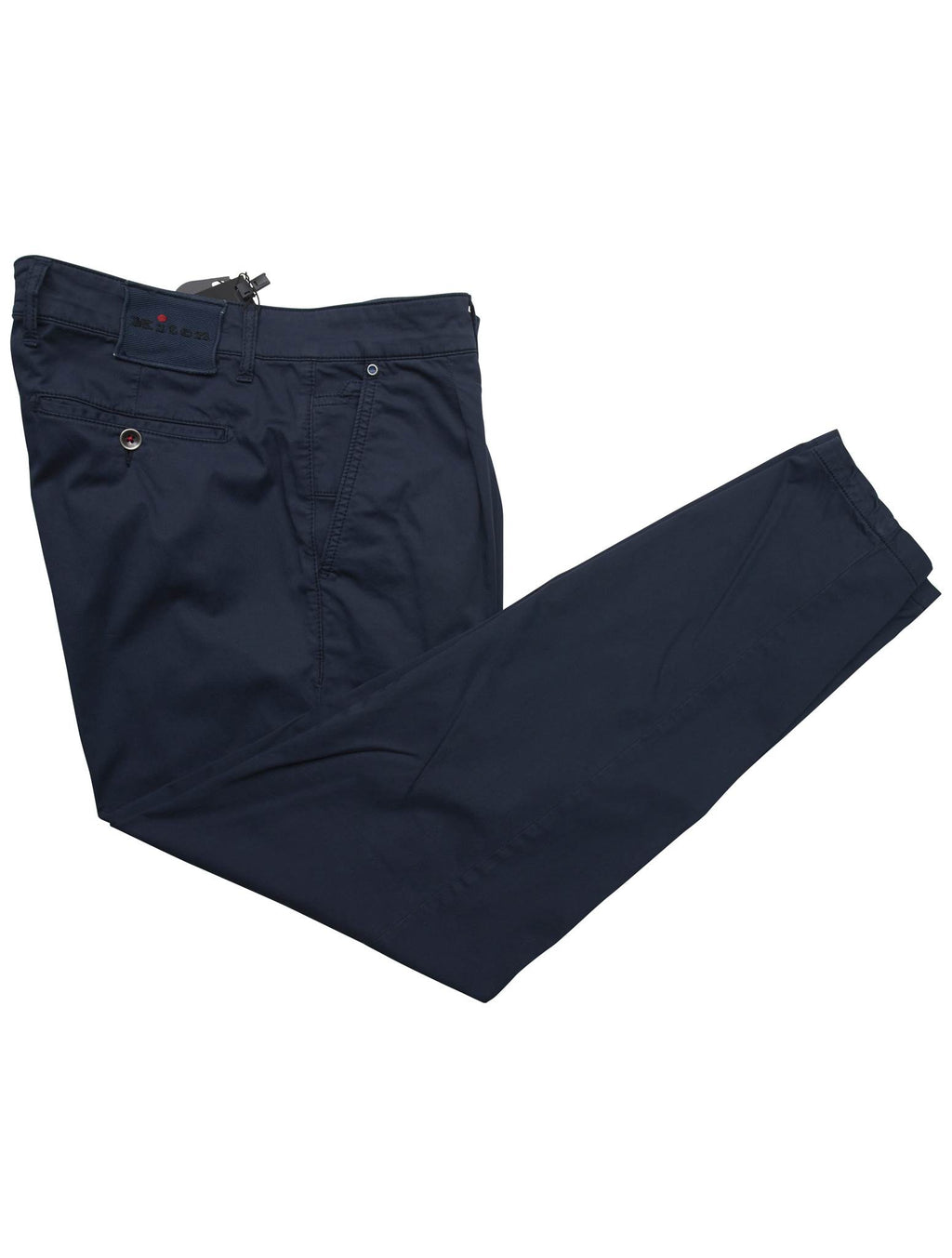 Kiton Kiton Blue Cotton Ea Pants Blue 000
