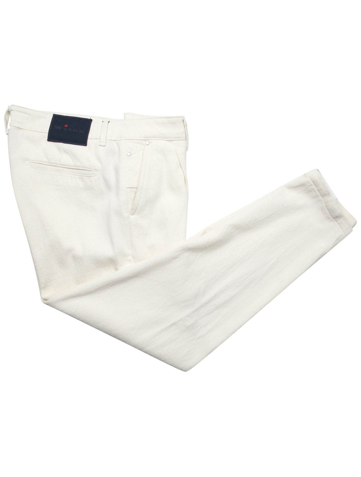 Kiton Kiton White Cotton Pants White 000