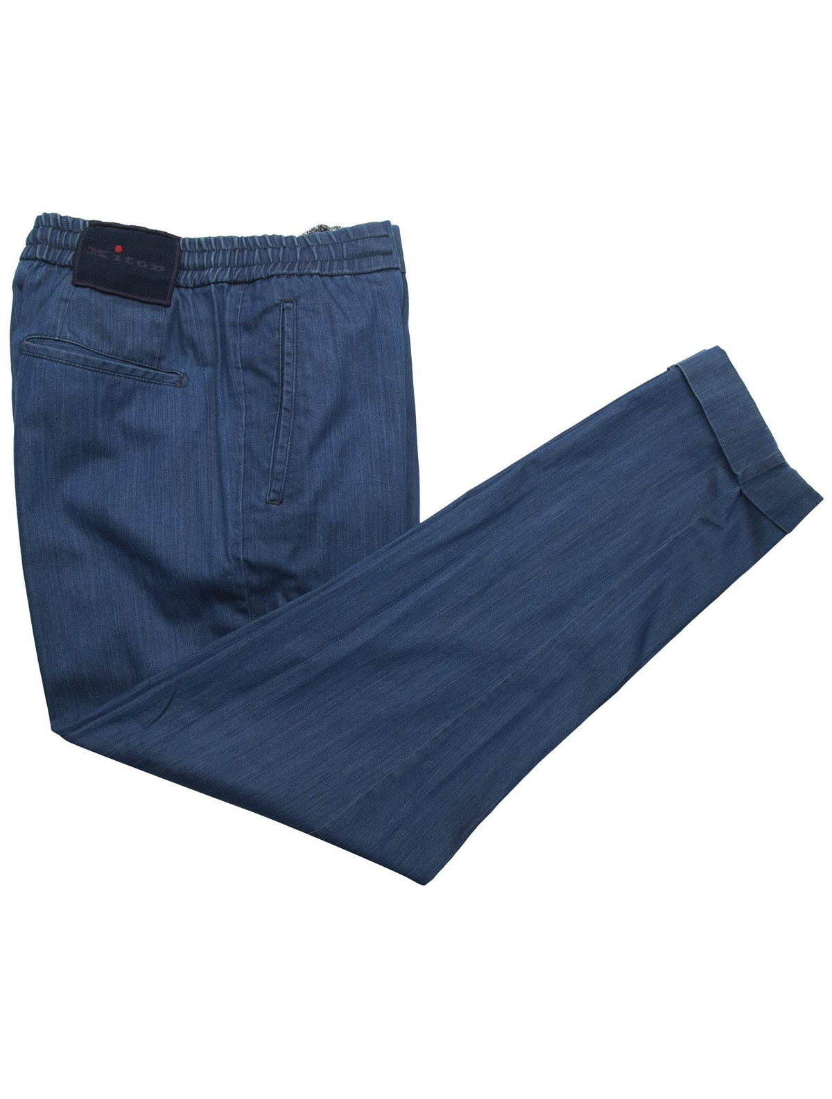 Kiton Kiton Blue Cotton Ea Pants Blue 000