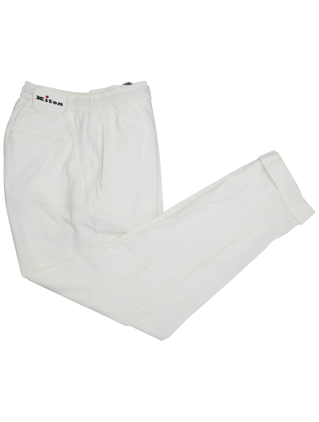 Kiton White Ly Cotton Ea Pants