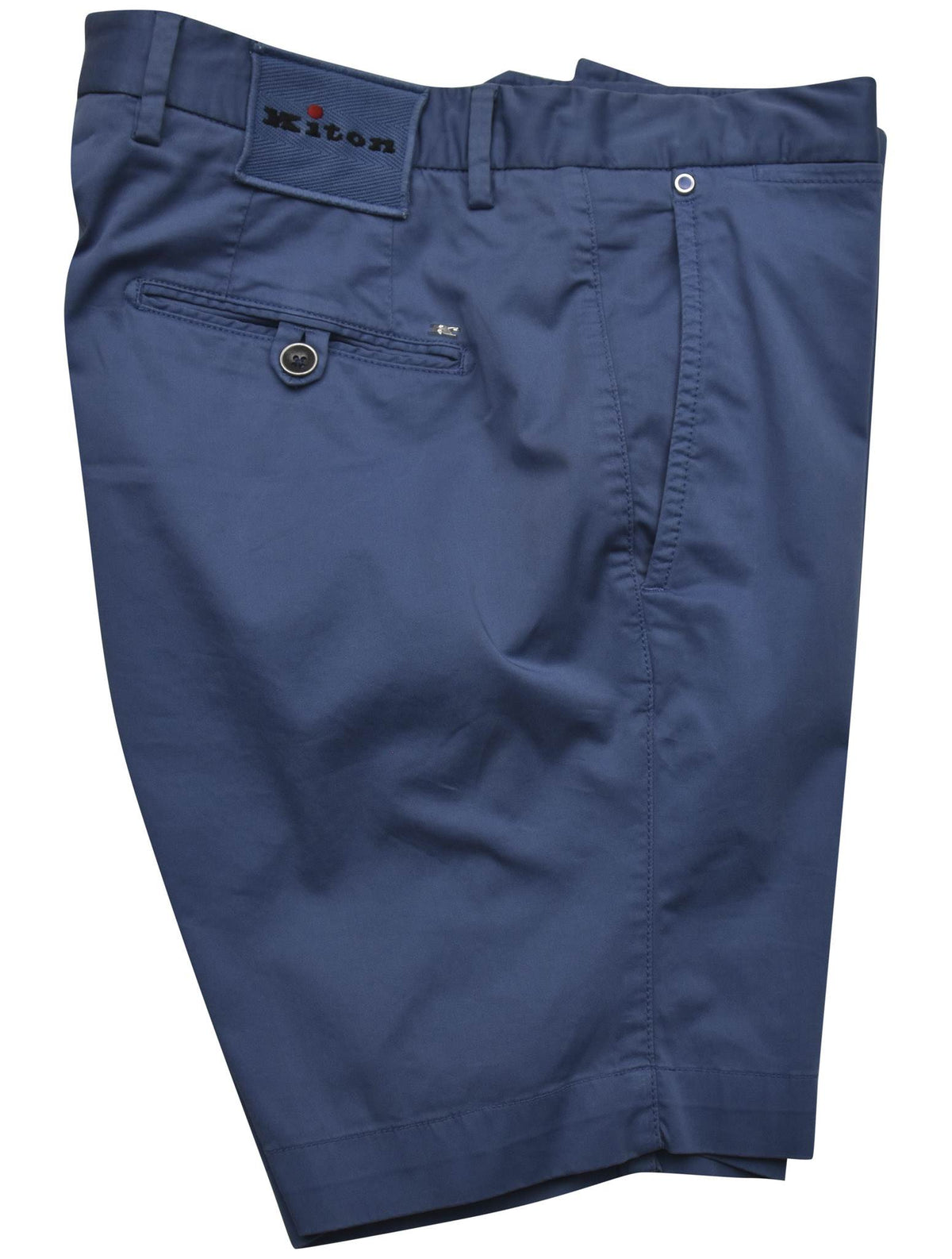 Kiton Kiton Blue Cotton Ea Short Pants Blue 000
