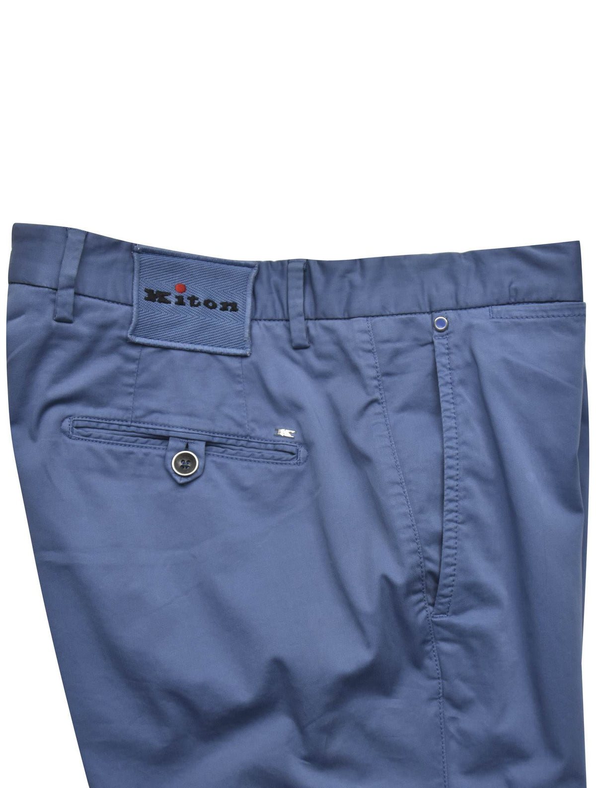 Kiton Blue Cotton Ea Short Pants