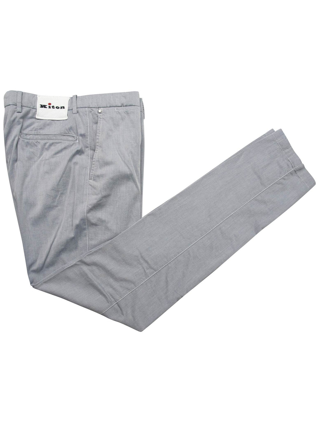 Kiton Kiton Gray Cotton Ea Pants Gray 000