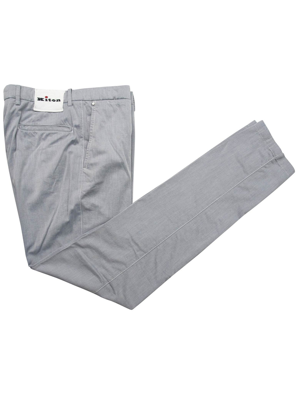 Kiton Kiton Gray Cotton Ea Pants Gray 000