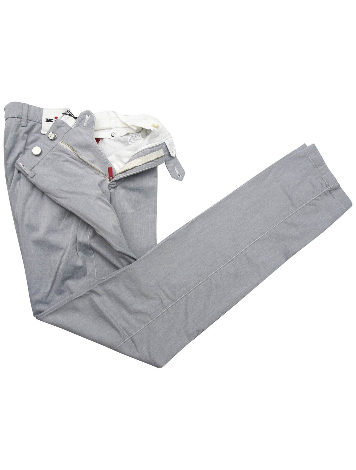 Kiton Kiton Gray Cotton Ea Pants Gray 001