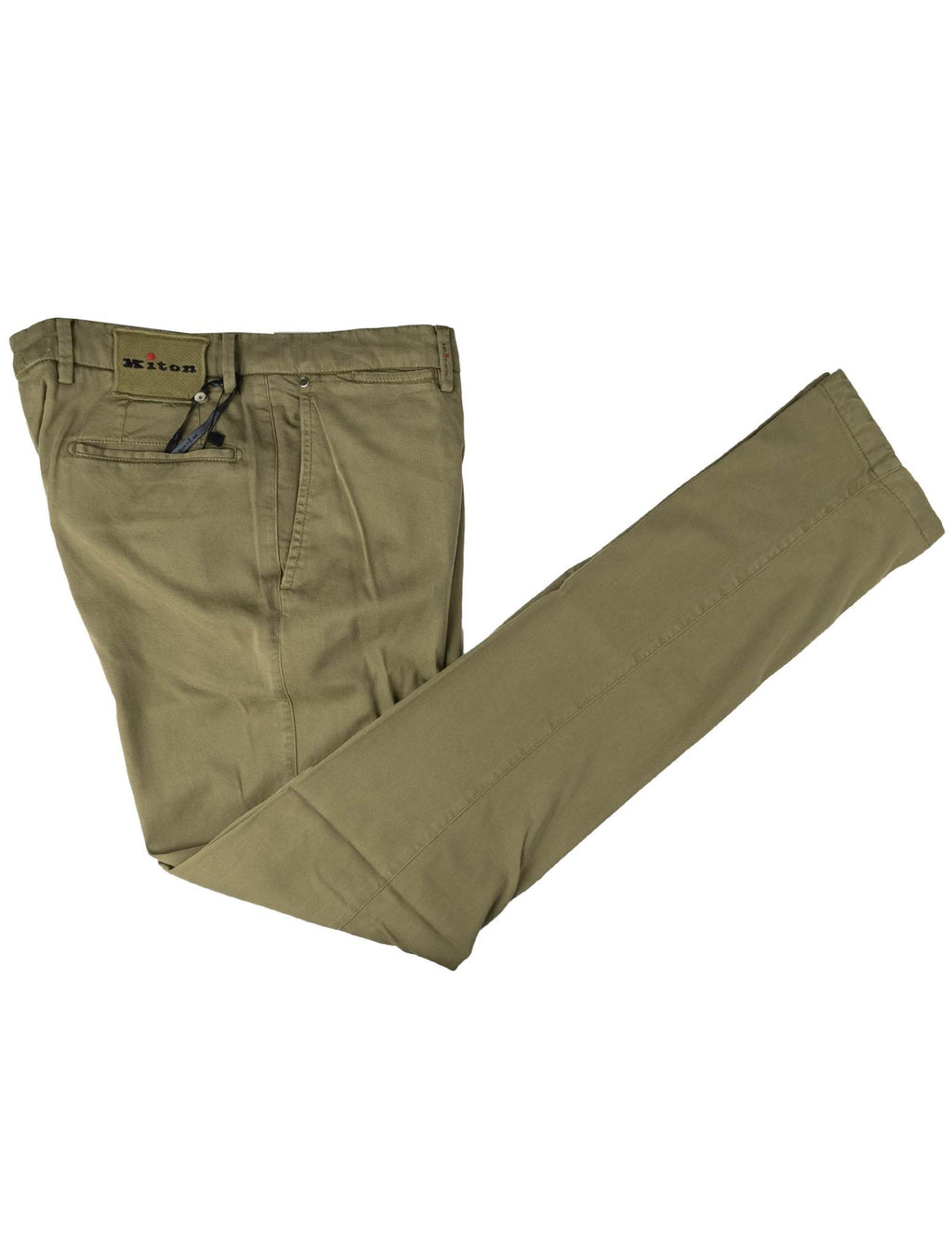 Kiton Green Lyocell Ea Pants