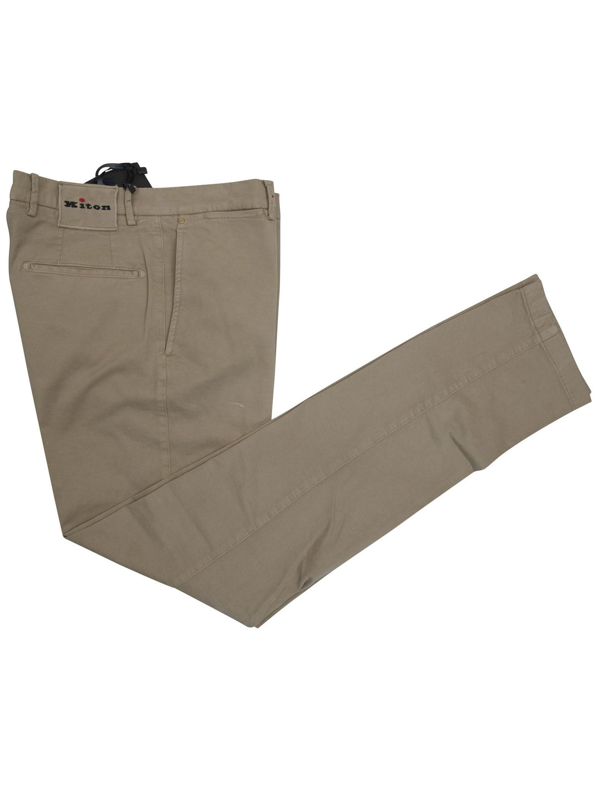 Kiton Beige Cotton Cashmere Ea Pants