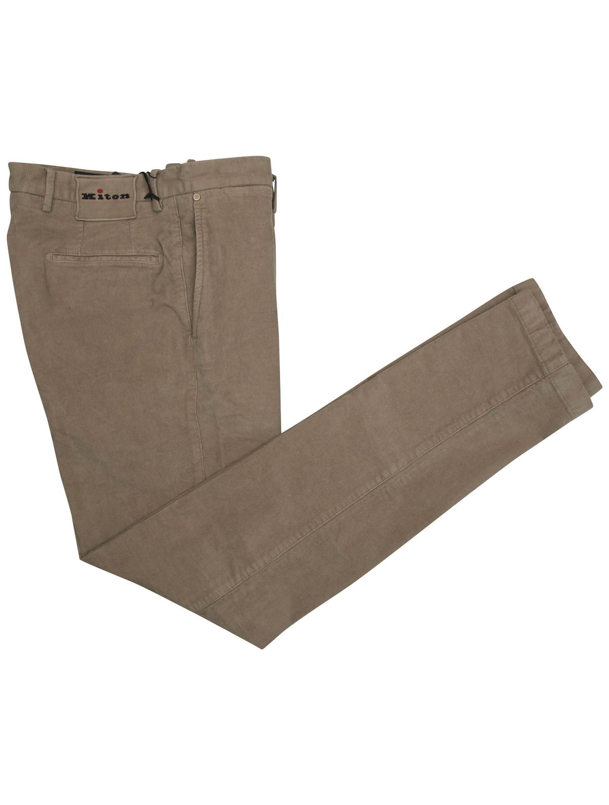 Kiton Brown Cotton Ea Pants