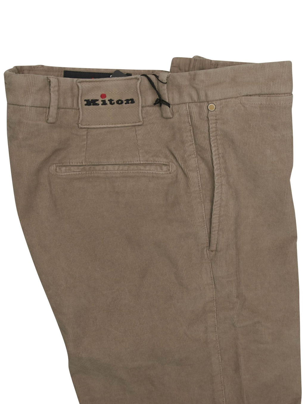 Kiton Brown Cotton Ea Pants