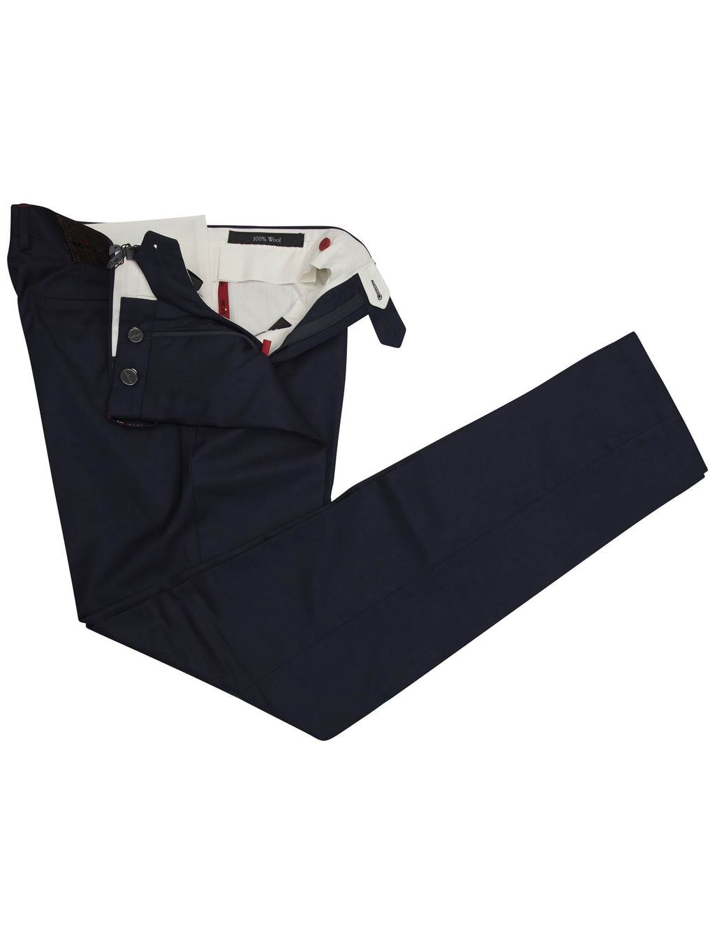 Kiton Kiton Blue Wool Pants Blue 001