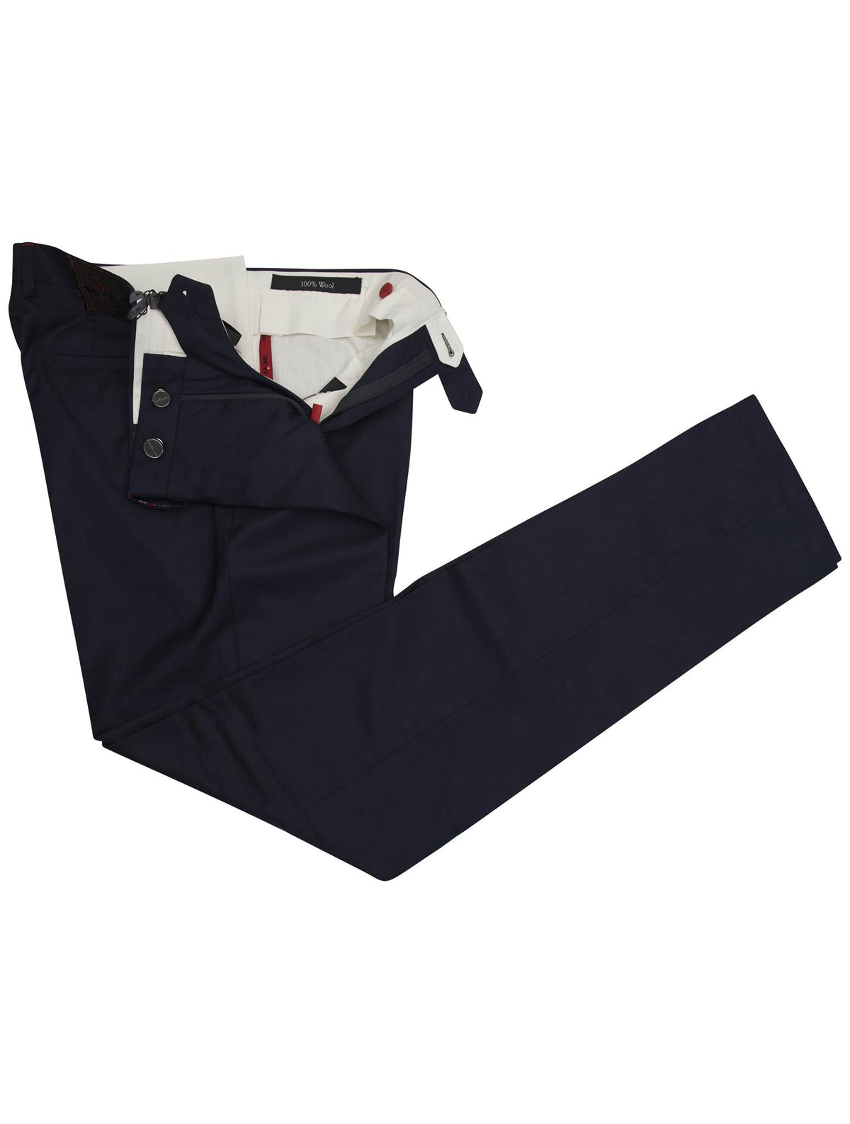 Kiton Kiton Blue Wool Pants Blue 001