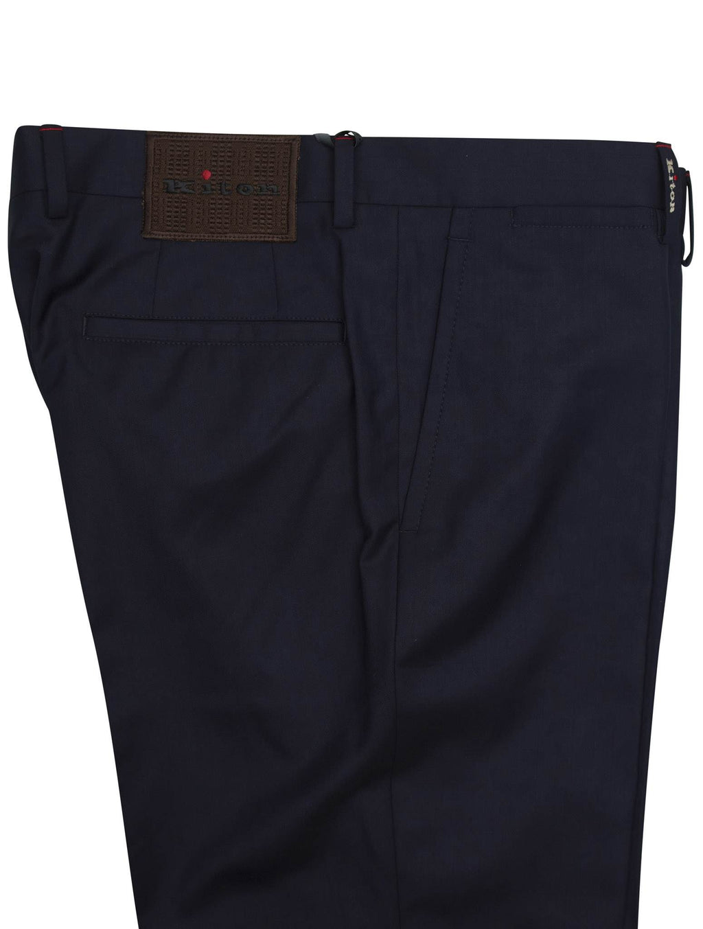 Kiton Blue Wool Pants