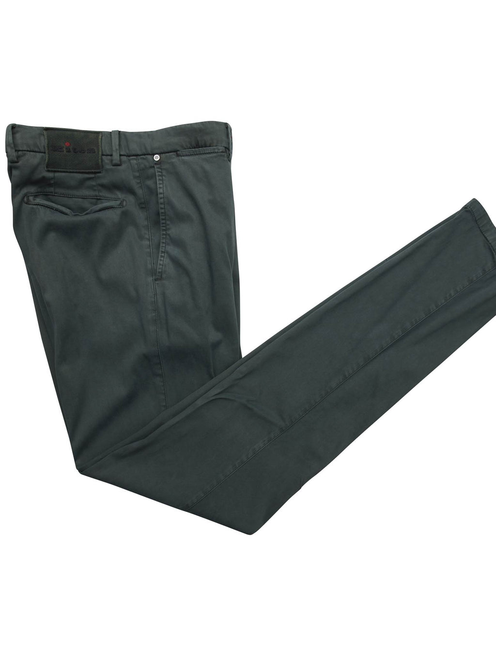 Kiton Green Ly Cotton Ea Pants