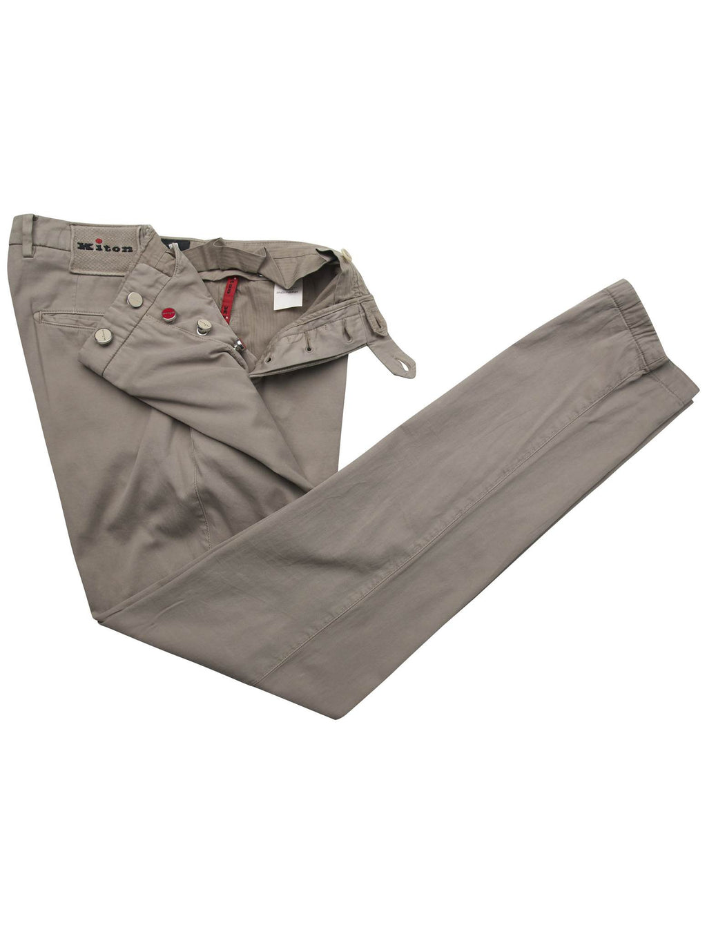Kiton Kiton Beige Cotton Silk Ea Pants Beige 001