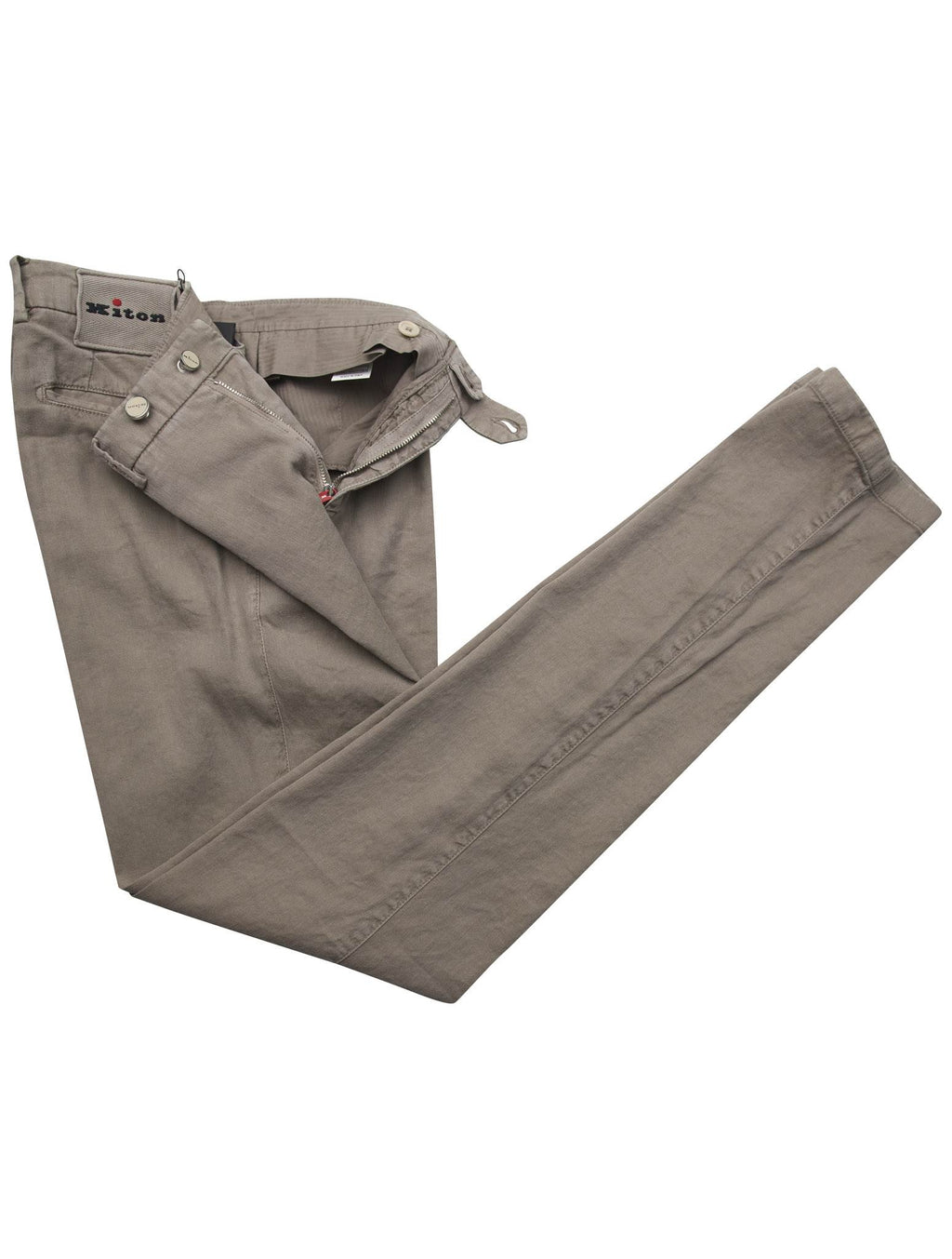 Kiton Kiton Beige Linen Cotton Ea Pants Beige 001