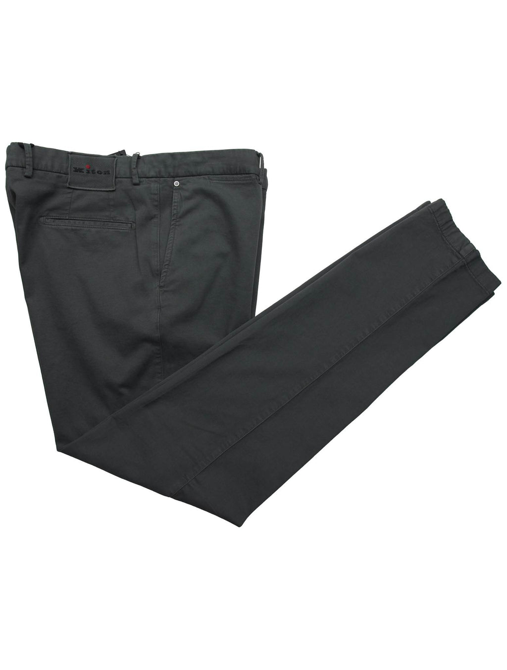 Kiton Kiton Gray Cotton Cashmere Ea Pants Gray 000