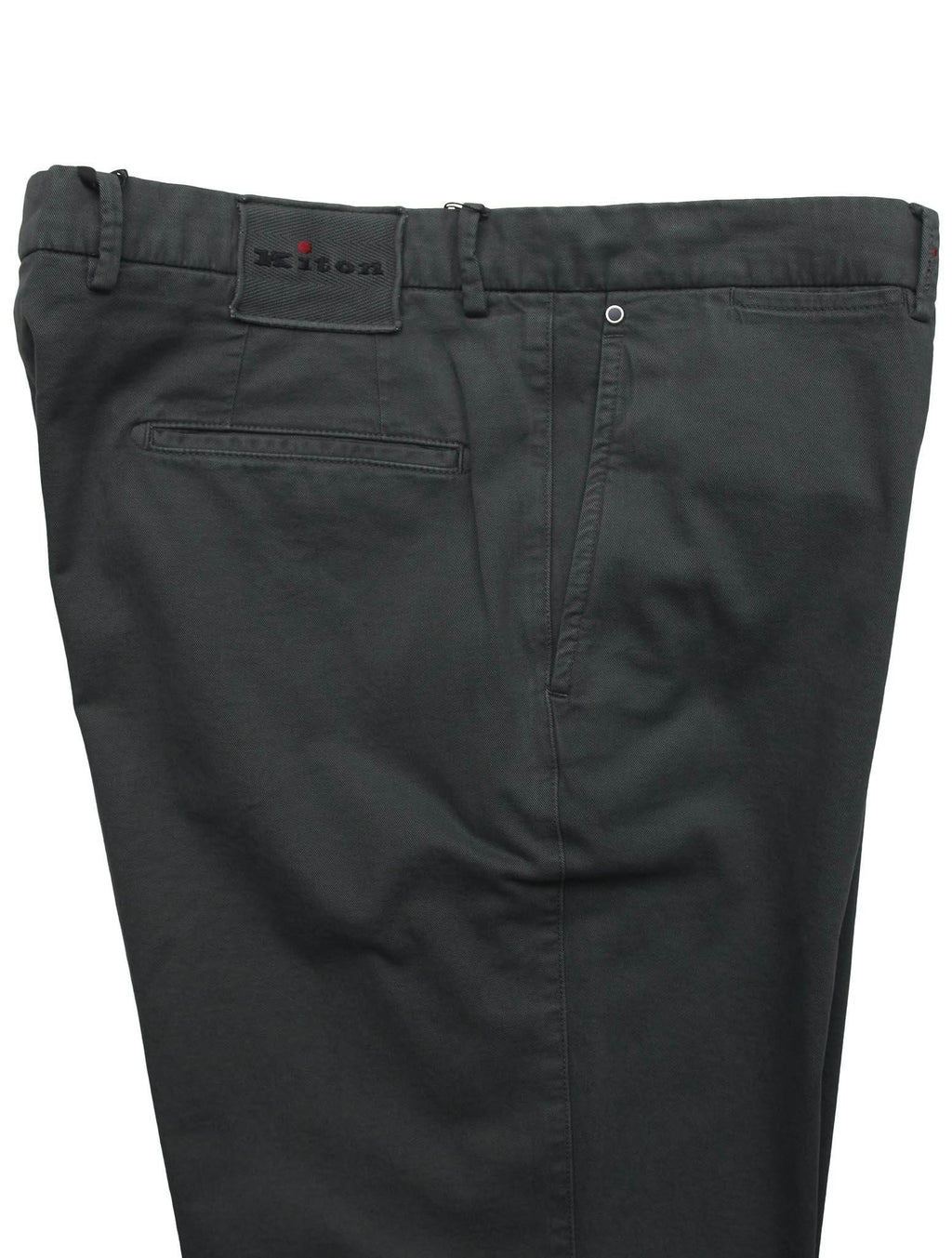 Kiton Gray Cotton Cashmere Ea Pants
