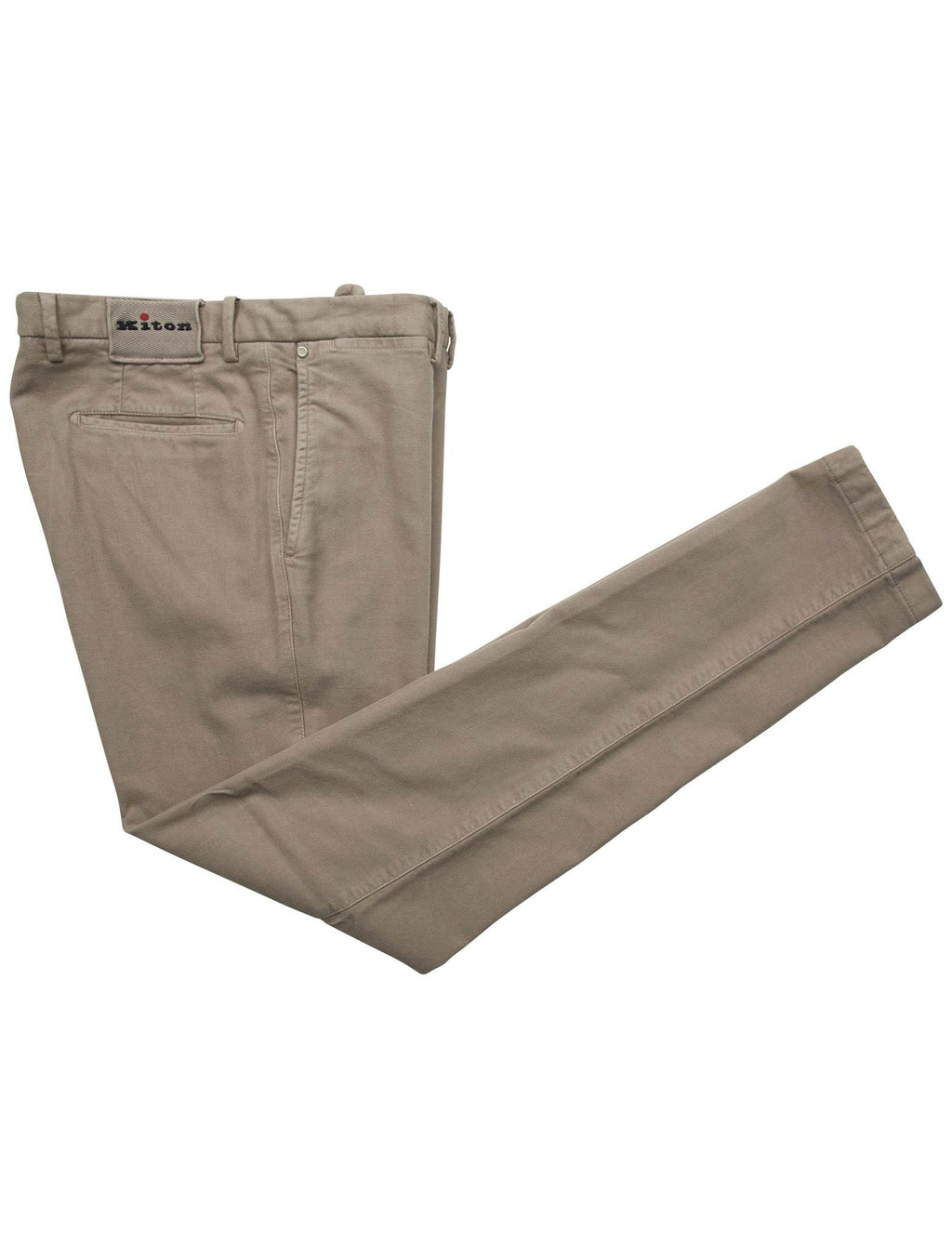 Kiton Beige Cotton Viscose Ea Pants