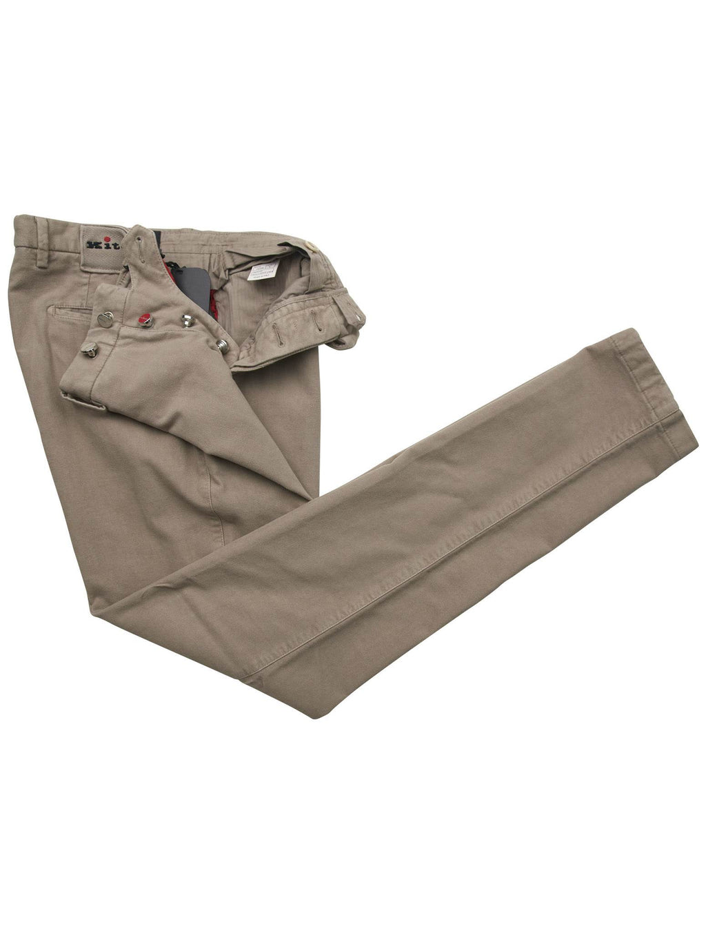 Kiton Kiton Beige Cotton Viscose Ea Pants Beige 001
