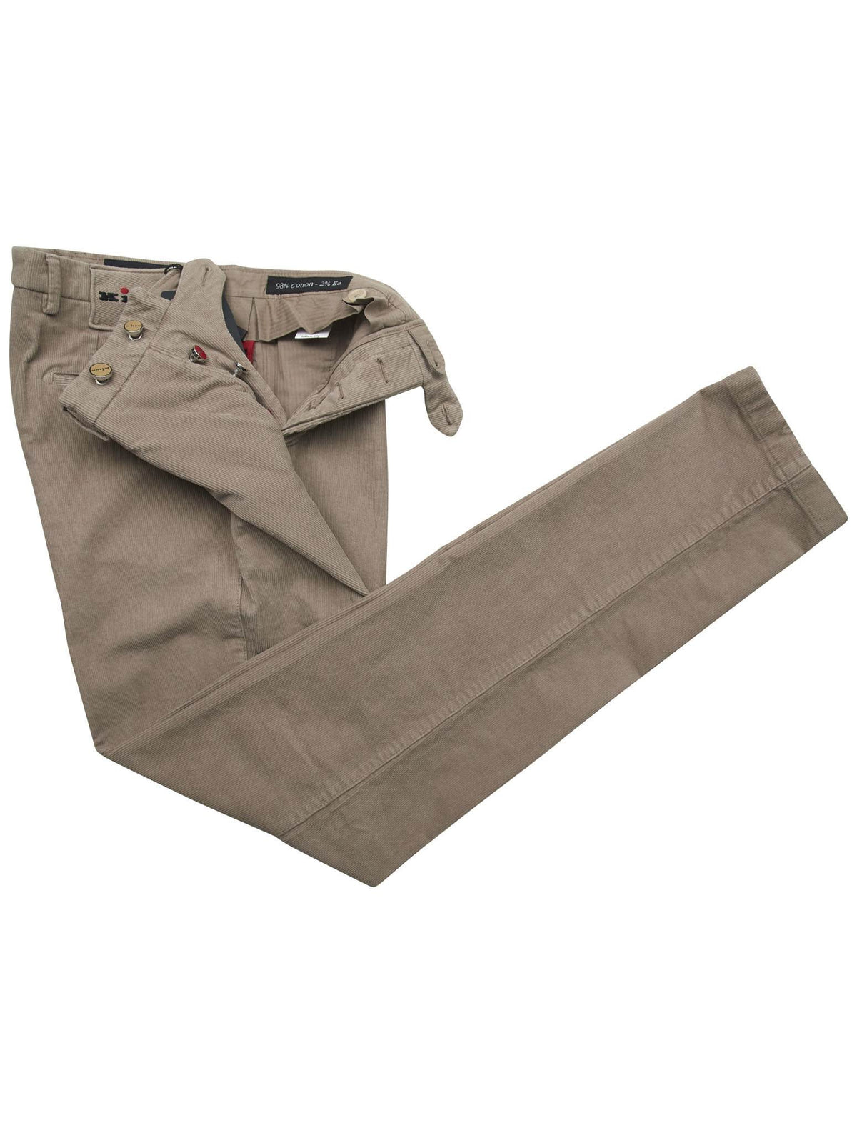 Kiton Kiton Beige Cotton Ea Pants Beige 001