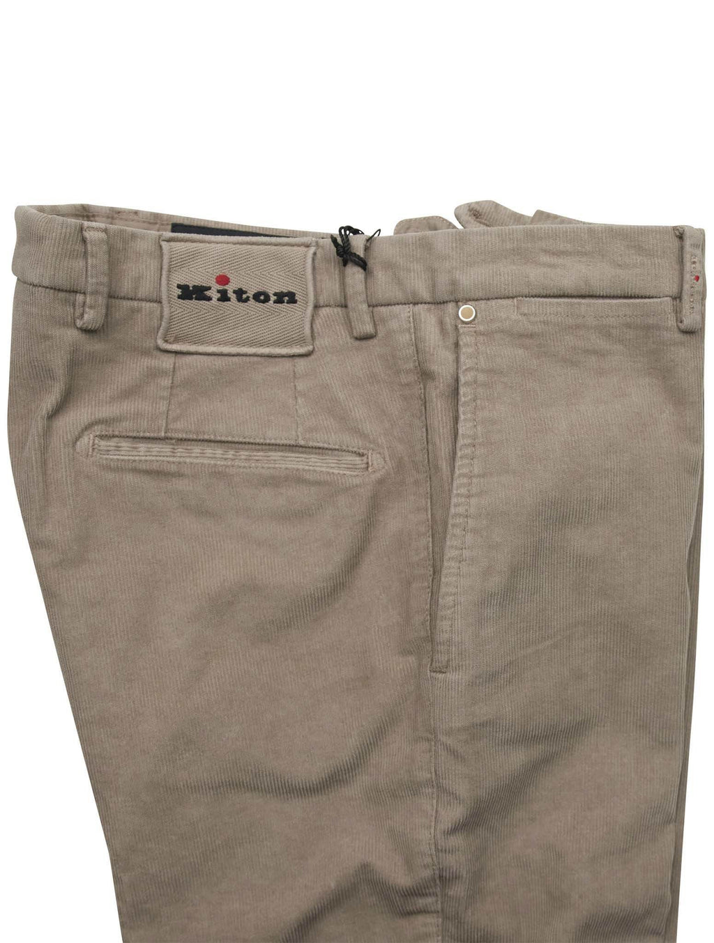 Kiton Beige Cotton Ea Pants