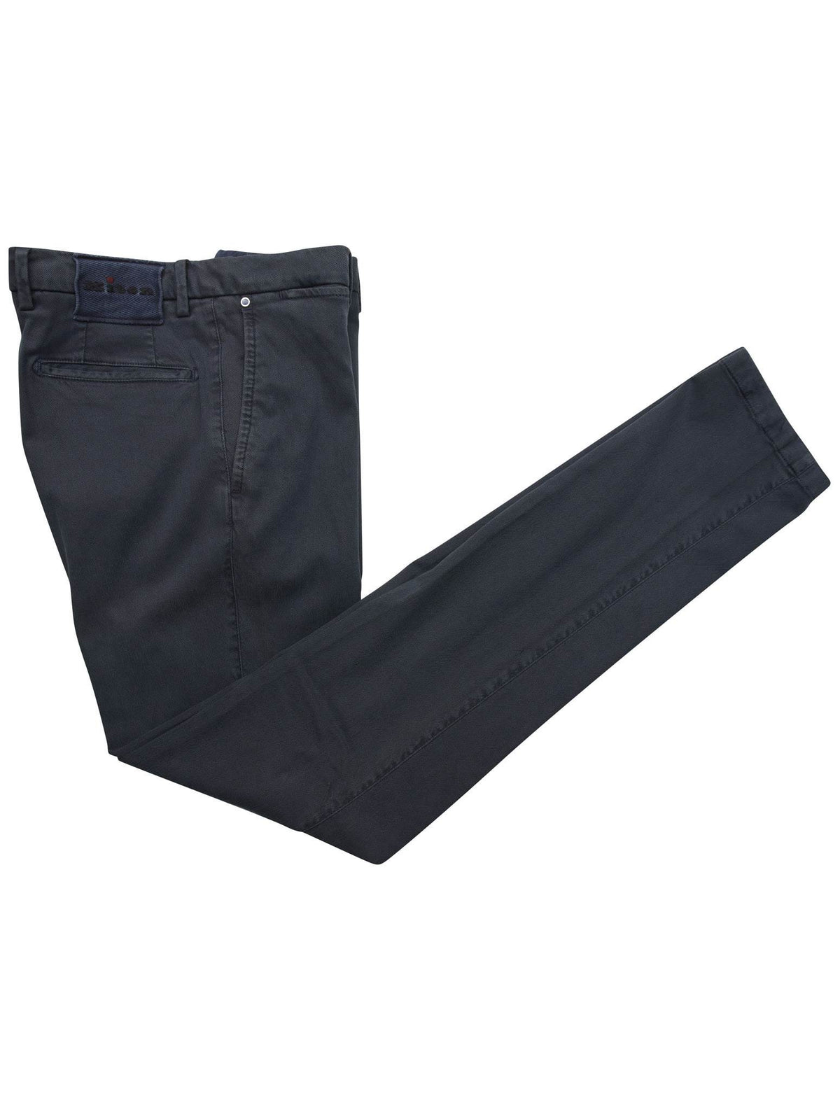 Kiton Blue Cotton Ly Ea Pants