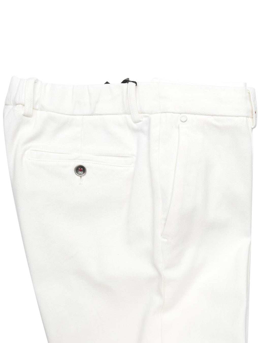Kiton White Cotton Ly Ea Pants