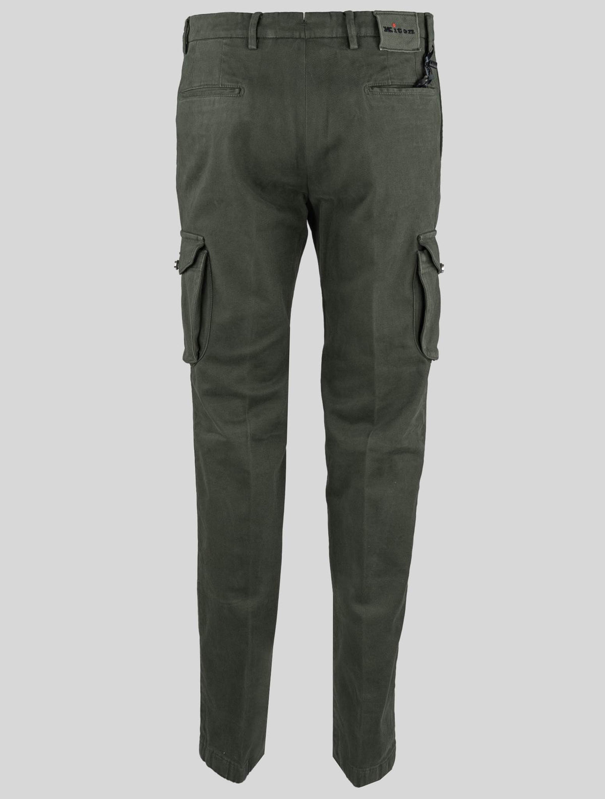 Kiton Green Cotton Ea Cargo Pants