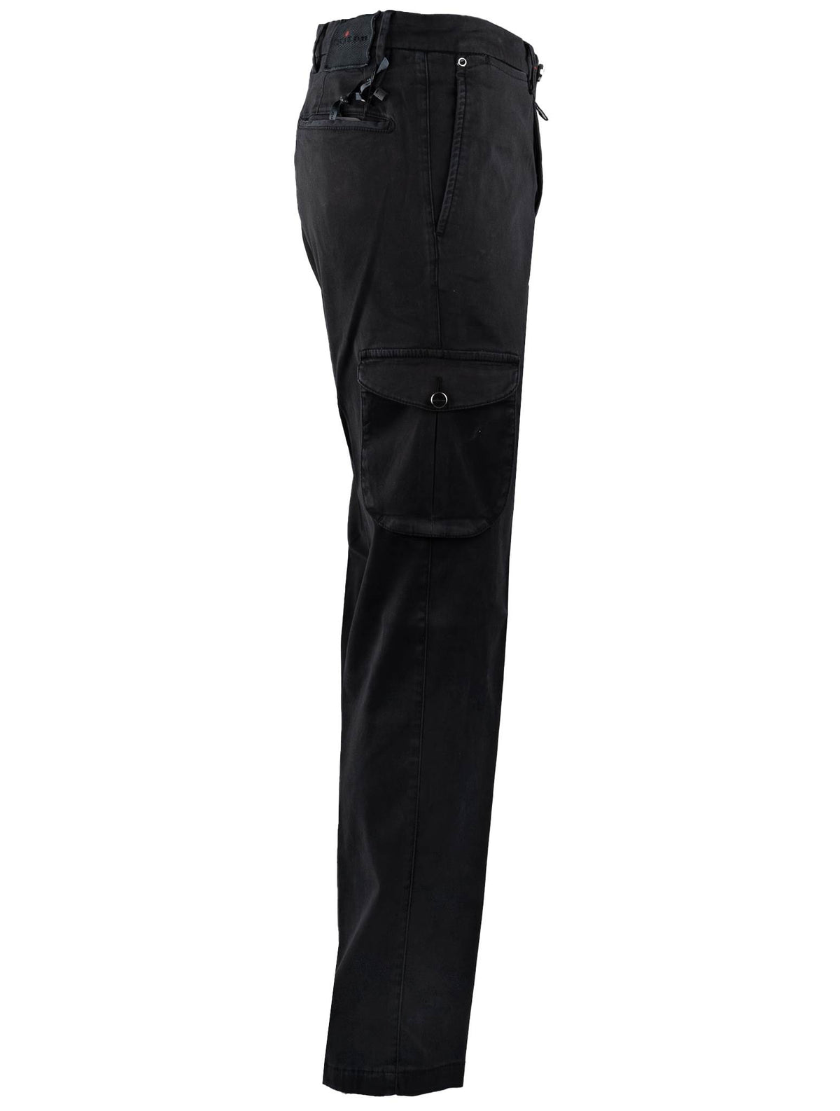 Kiton Kiton Black Cotton Cargo Pant Black 001