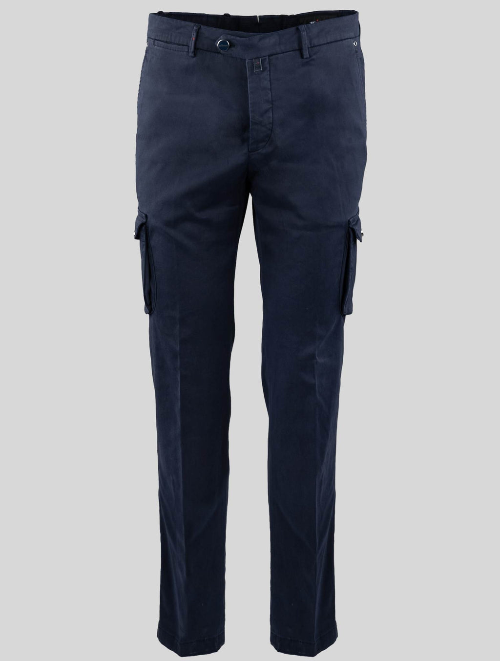 Kiton Blue Cotton Cargo Pant
