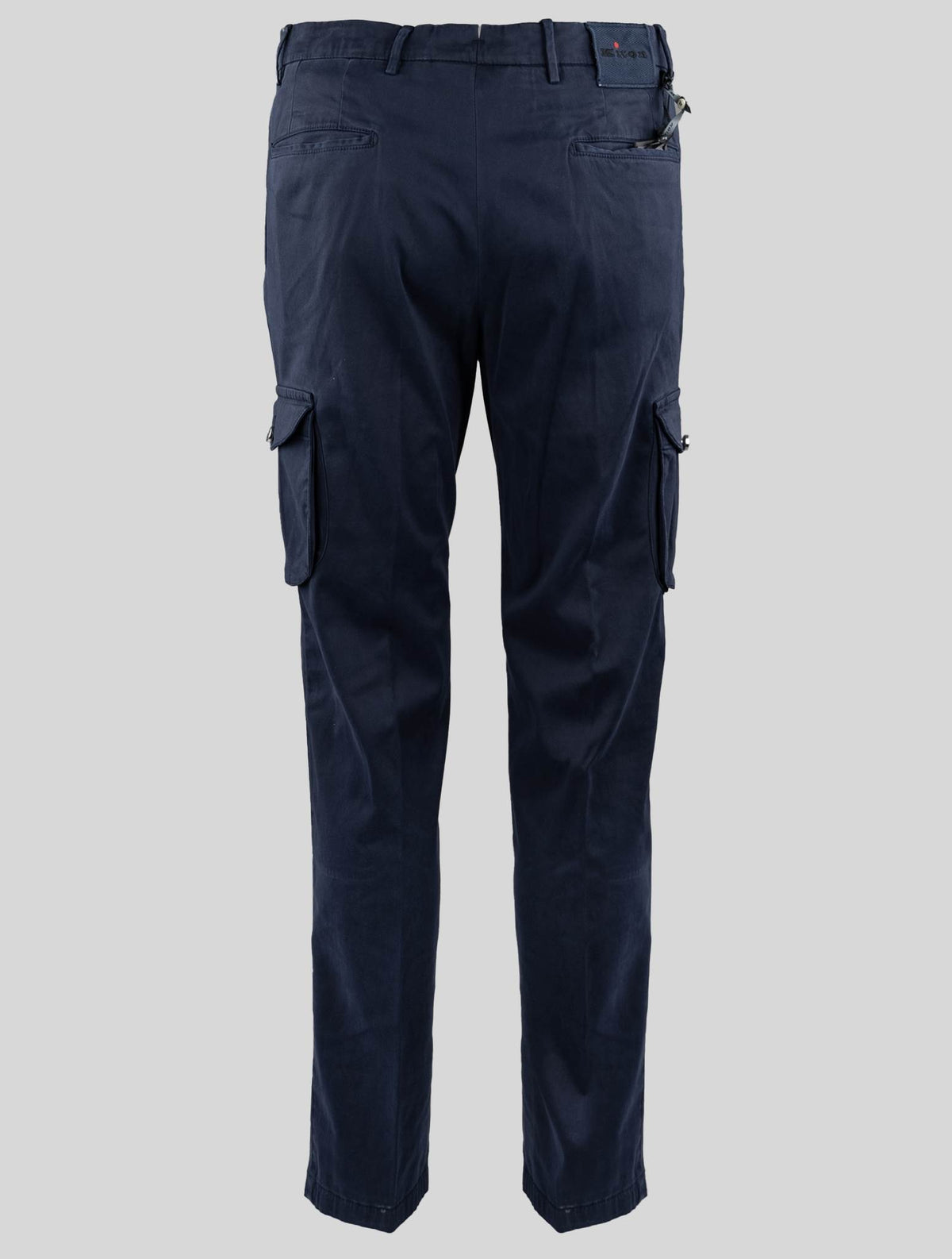 Kiton Blue Cotton Cargo Pant