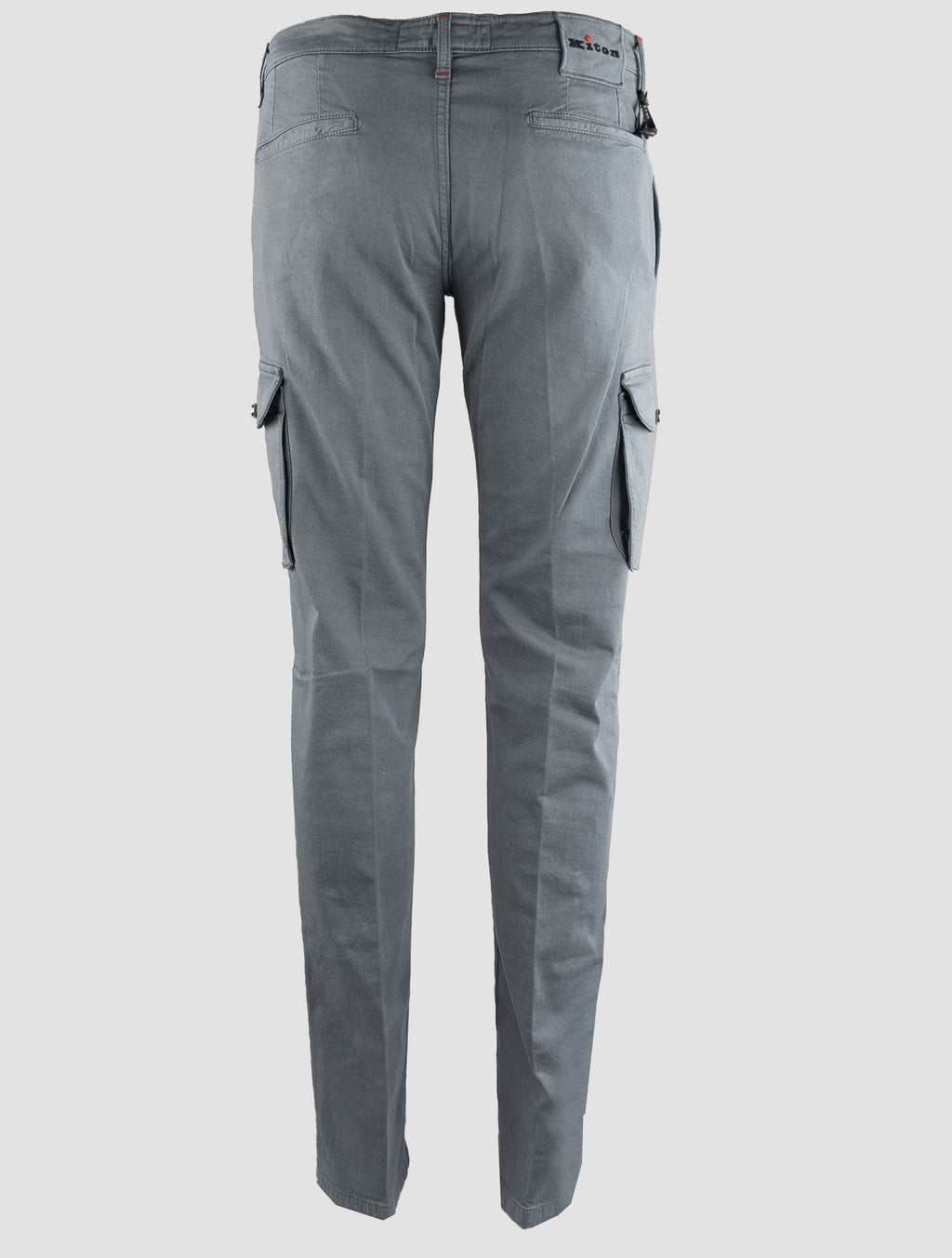 Kiton Light Gray Cotton Ea Cargo Pants