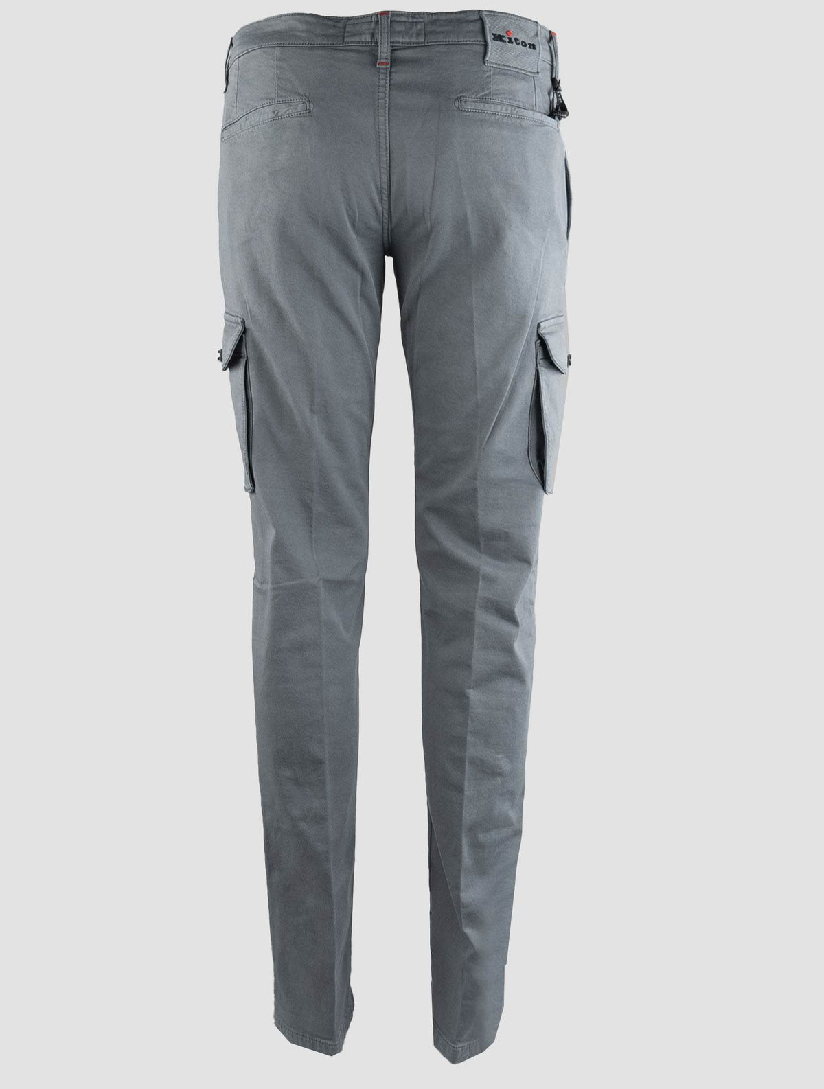 Kiton Light Gray Cotton Ea Cargo Pants