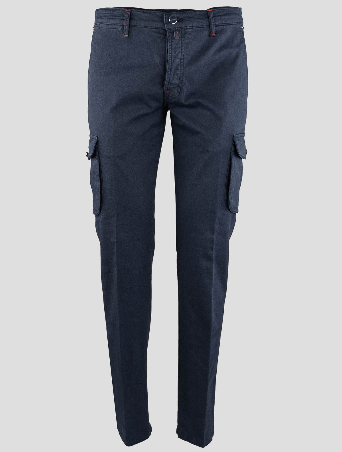 Kiton Blue Cotton Ea Cargo Pants