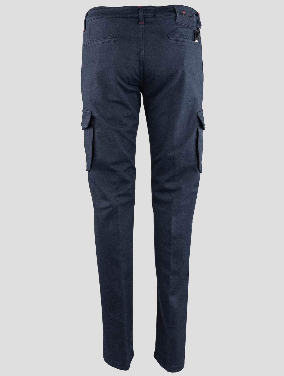 Kiton Blue Cotton Ea Cargo Pants