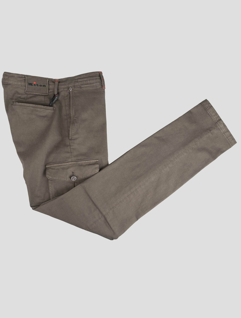 Kiton Brown Cotton Ea Cargo Pant